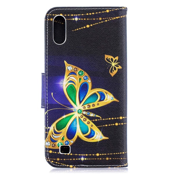 Pung Etui Samsung Galaxy A10 – Guldsommerfugl