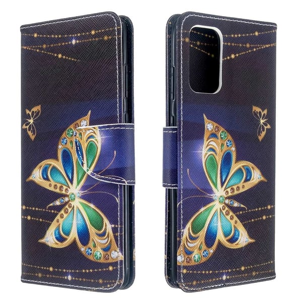 Pung Etui Samsung Galaxy S20 FE - Guldsommerfugl