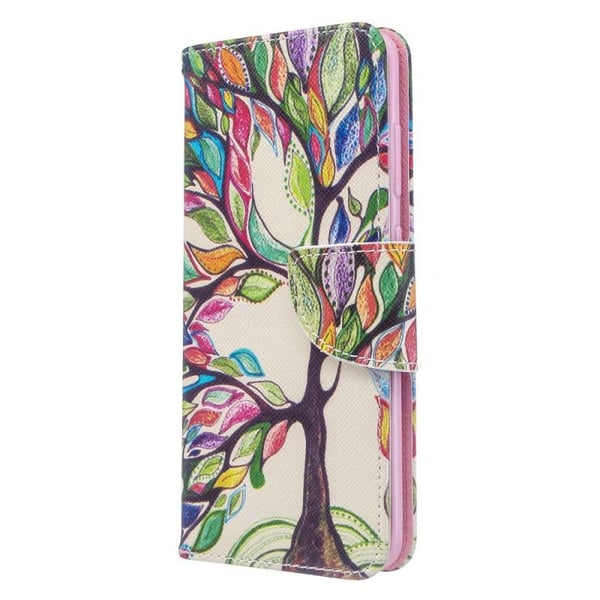 Pung Etui Samsung Galaxy S20 FE - Farverigt Træ