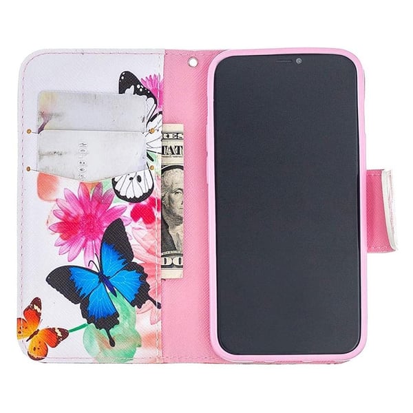 Pung Etui Apple iPhone 12 Mini – Farverige Sommerfugle