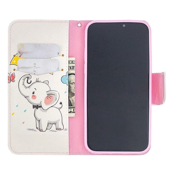 Pung Etui Apple iPhone 12 Pro – Elefant med Paraply