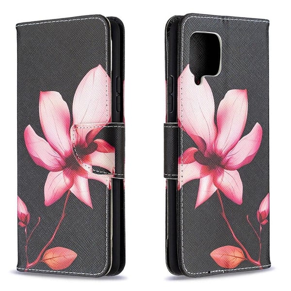 Lompakkokotelo Samsung Galaxy A42 - Vaaleanpunainen kukka