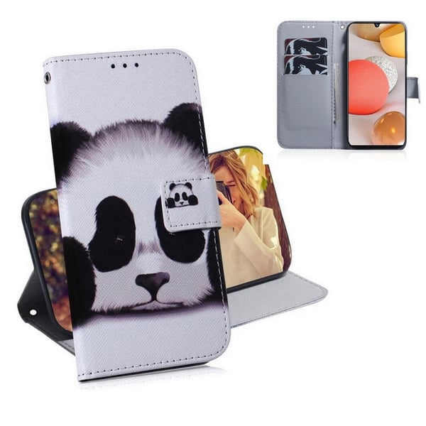 Lompakkokotelo Samsung Galaxy A42 - Panda