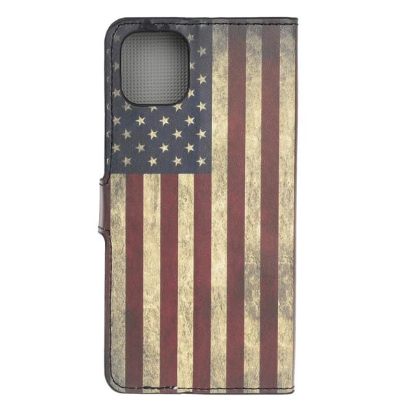 Lompakkokotelo Apple iPhone 11 Pro - USA:n lippu
