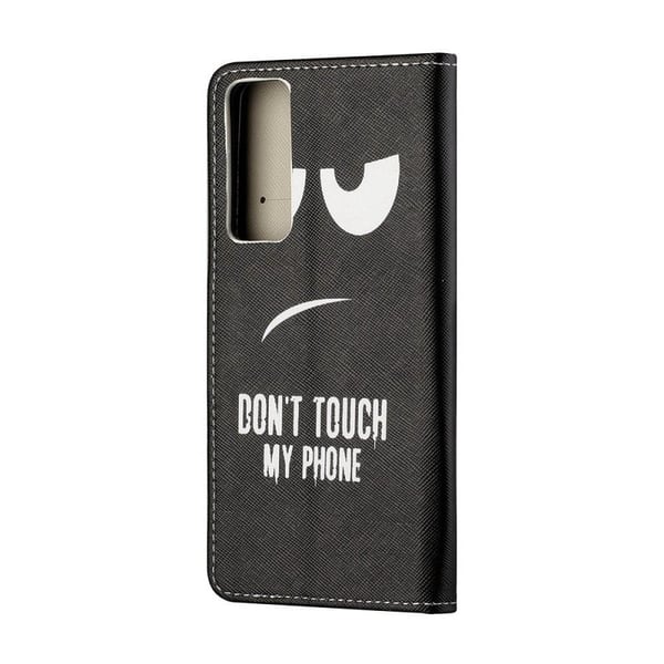 Lompakkokotelo Huawei P Smart 2021 - Don’t Touch My Phone