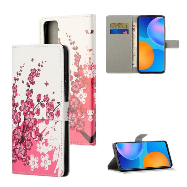 Pung Etui Huawei P Smart 2021 - Kirsebærblomster