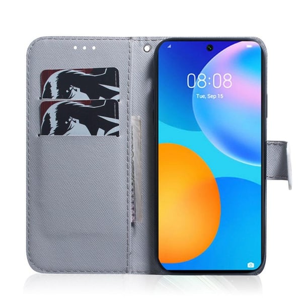 Pung Etui Huawei P Smart 2021 – Ugler I Måneskin