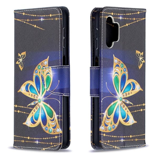 Pung Etui Samsung Galaxy A32 5G – Guldsommerfugl