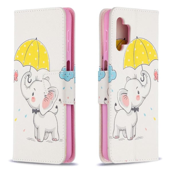 Pung Etui Samsung Galaxy A32 5G – Elefant med Paraply