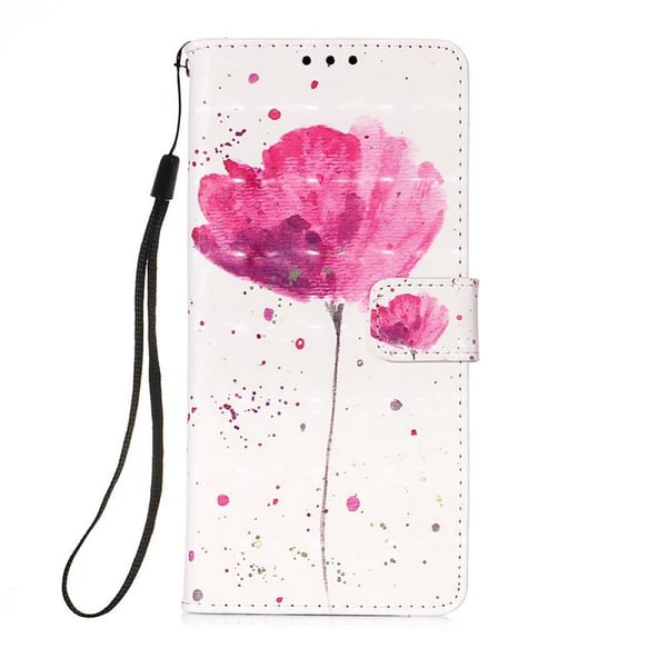 Pung Etui Samsung Galaxy A32 5G – Rosa Blomst