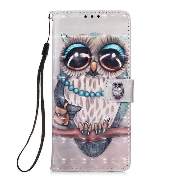 Pung Etui Samsung Galaxy A32 5G - Udsmykket Ugle