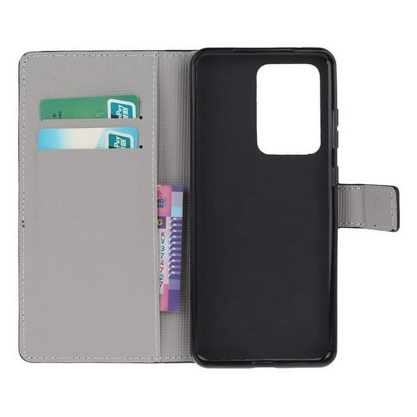 Pung Etui Samsung Galaxy A52 / A52s - Lilla / Sommerfugle