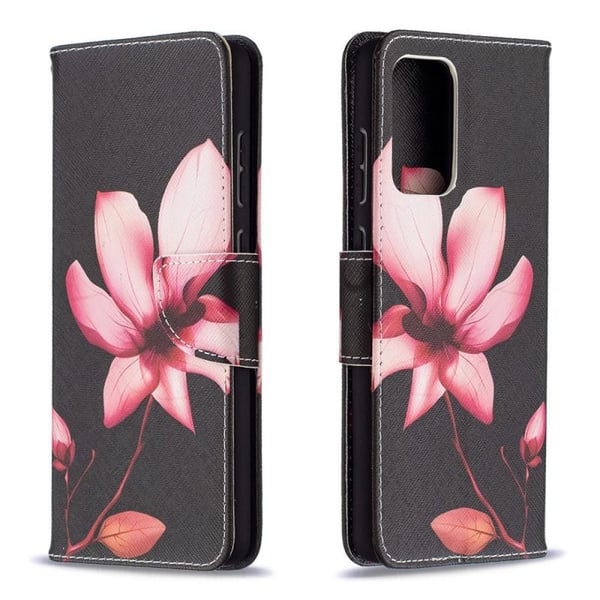 Pung Etui Samsung Galaxy A52 / A52s - Rosa Blomst