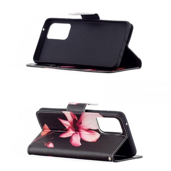 Pung Etui Samsung Galaxy A52 / A52s - Rosa Blomst