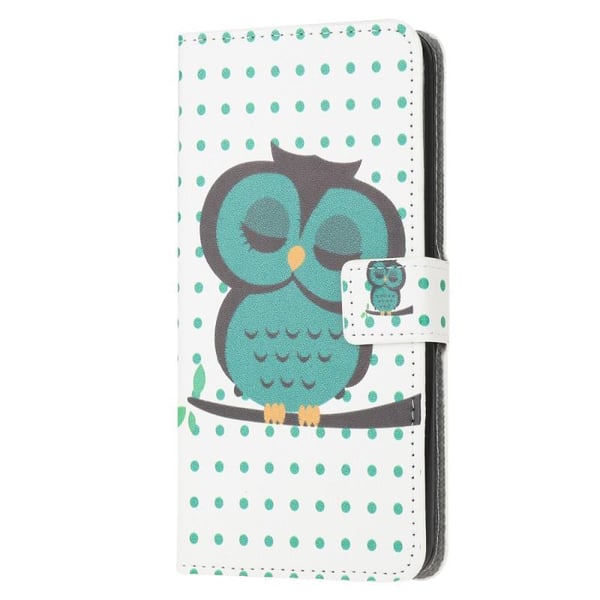 Pung Etui Samsung Galaxy A52 / A52s - Prikket med Ugle