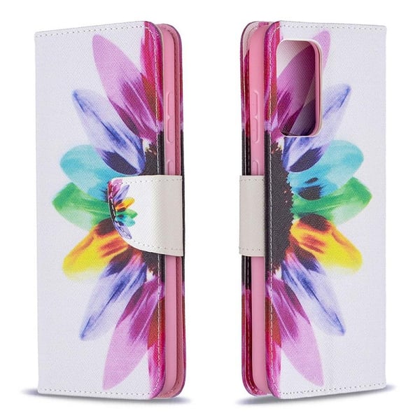 Pung Etui Samsung Galaxy A52 / A52s – Farverig Blomst