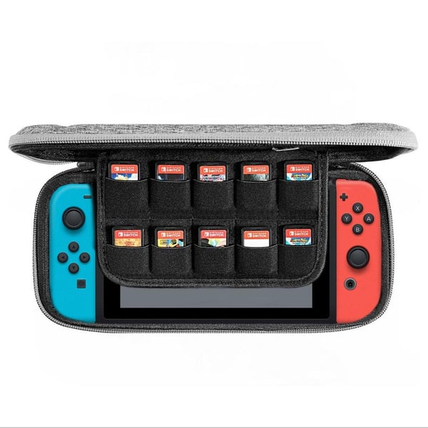 Slankt etui/taske til Nintendo Switch (10 kortlommer)