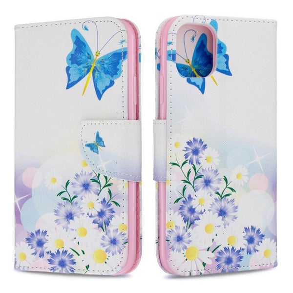 Lompakkokotelo Xiaomi Mi 11 Lite - Perhoset ja Kukat