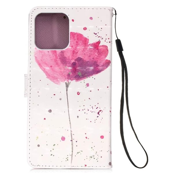 Lompakkokotelo Xiaomi Mi 11 Lite - Vaaleanpunainen kukka