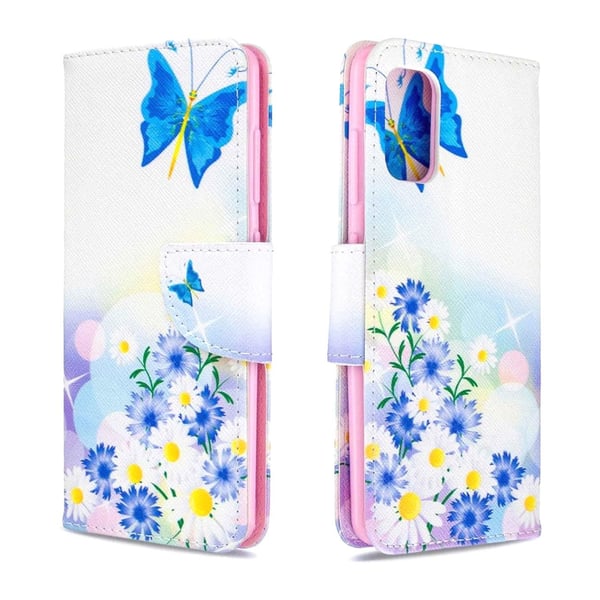 Pung Etui Samsung Galaxy A02s – Sommerfugle og Blomster