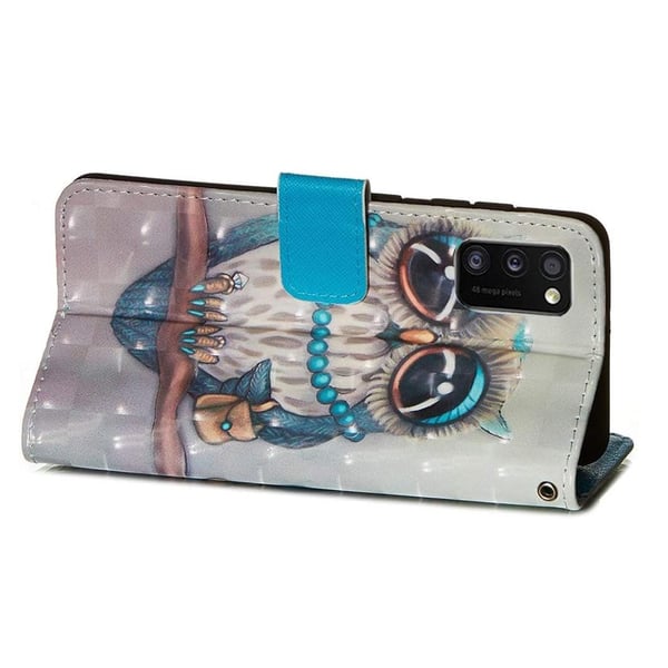 Pung Etui Samsung Galaxy A02s – Udsmykket Ugle