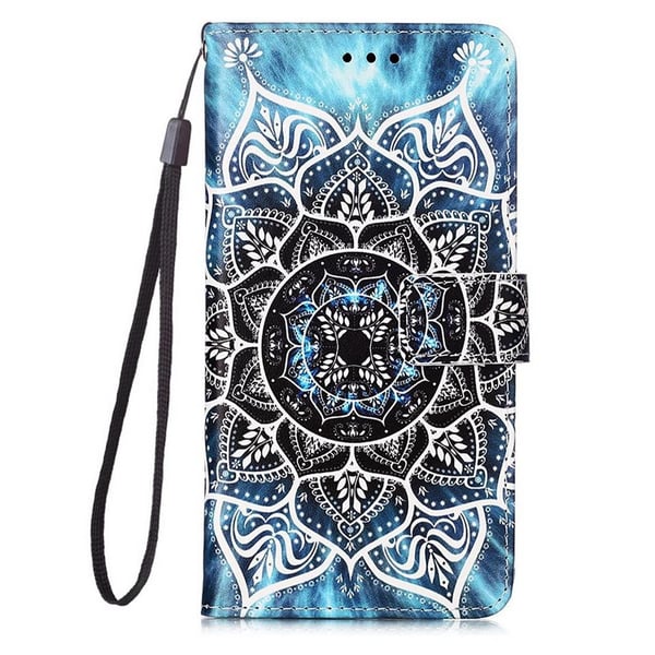 Lompakkokotelo Samsung Galaxy XCover 5 – Sininen Mandala
