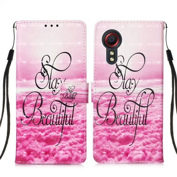 Lompakkokotelo Samsung Galaxy XCover 5 – Stay Beautiful
