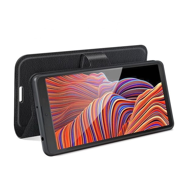 Lompakkokotelo Samsung Galaxy XCover 5 - Musta
