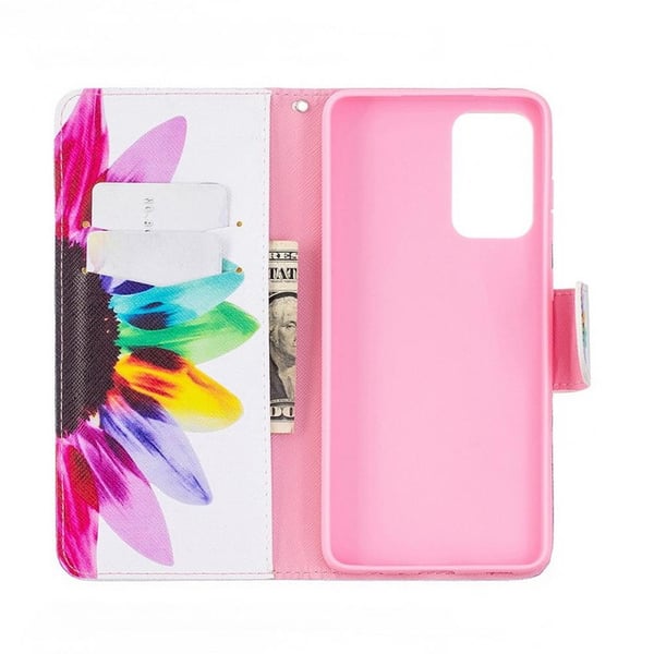 Lompakkokotelo Xiaomi Mi 11i - Värikäs kukka