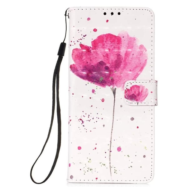Lompakkokotelo Xiaomi Mi 11i - Vaaleanpunainen kukka