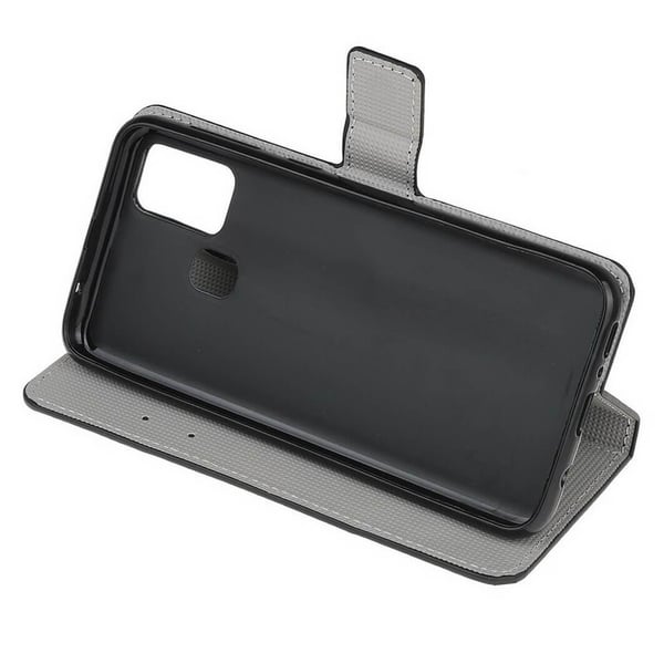 Pung Etui Samsung Galaxy A21s - Sort med Sommerfugle