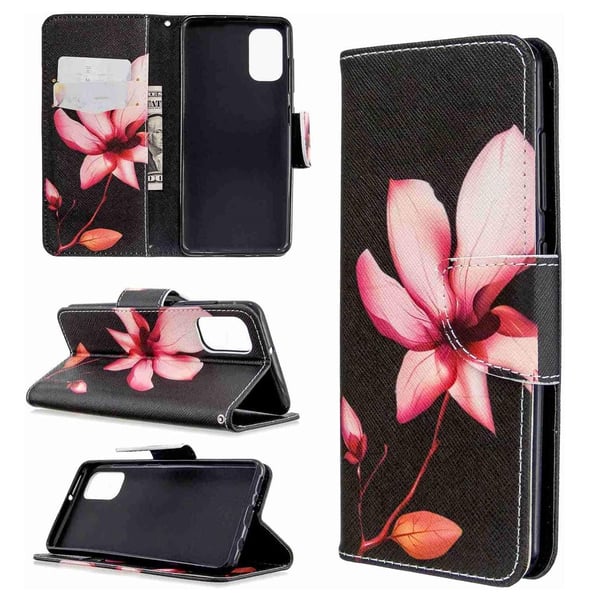 Pung Etui Samsung Galaxy A03s – Rosa Blomst