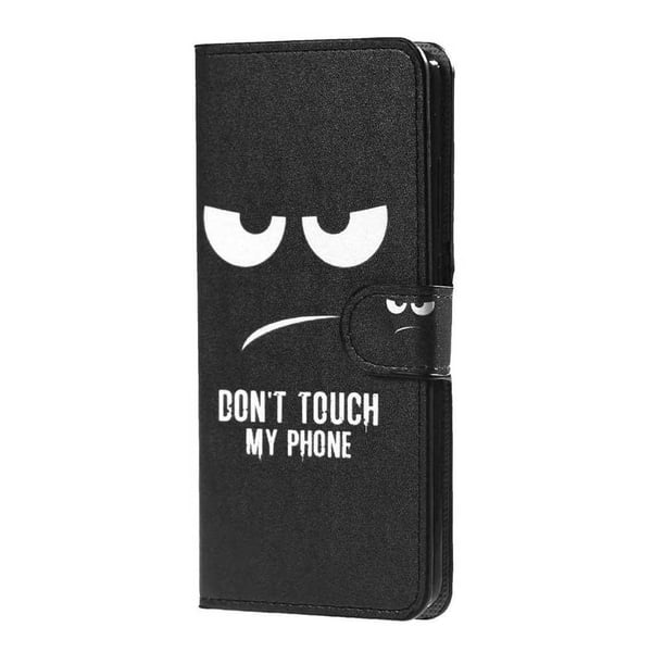 Lompakkokotelo Samsung Galaxy A7 (2018) - Don't Touch My Phone