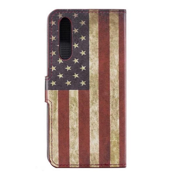 Lompakkokotelo Samsung Galaxy A7 (2018) - USA:n lippu