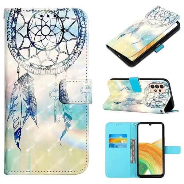 Pung Etui Samsung Galaxy A33 – Drømmefanger Himmel