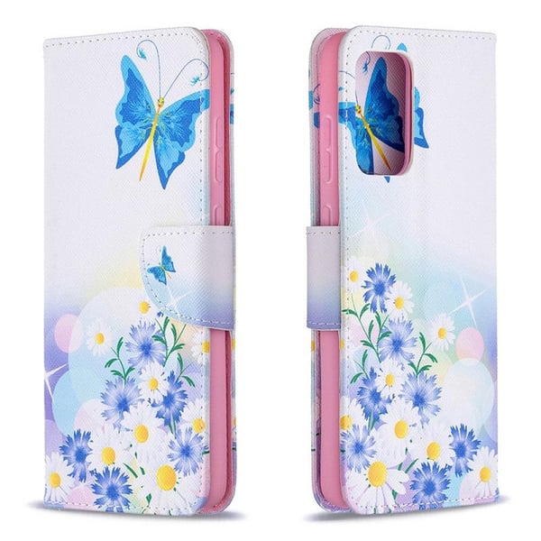 Pung Etui Samsung Galaxy A33 – Sommerfugle og Blomster