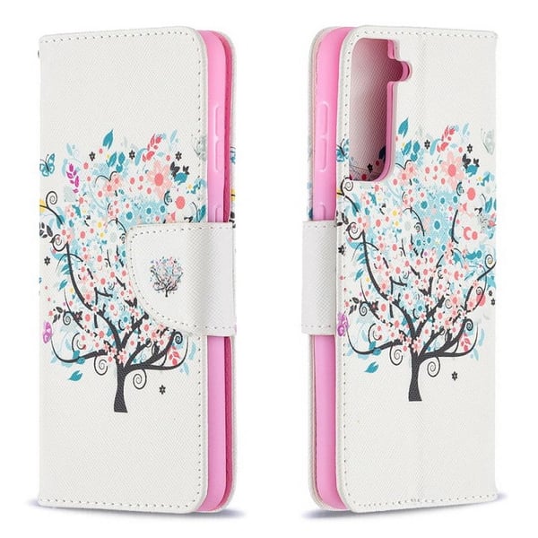 Pung Etui Samsung Galaxy S22 Plus - Farverigt Træ
