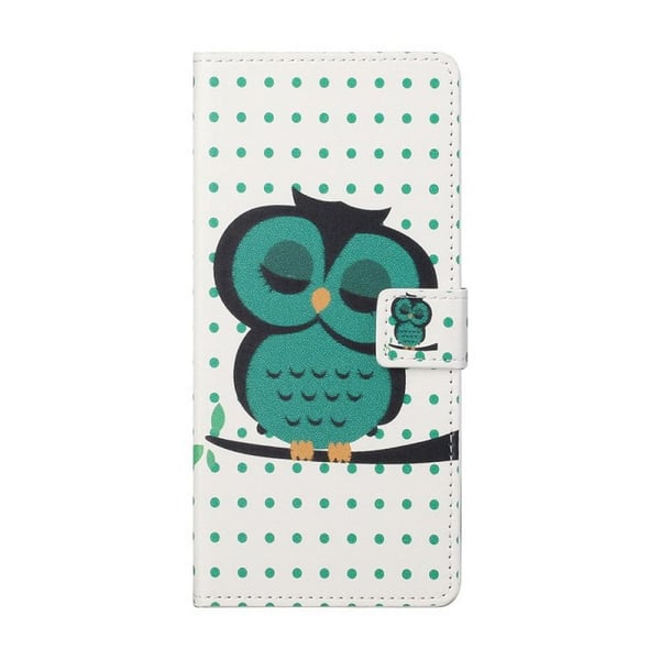 Pung Etui Samsung Galaxy S22 Plus - Prikket med Ugle