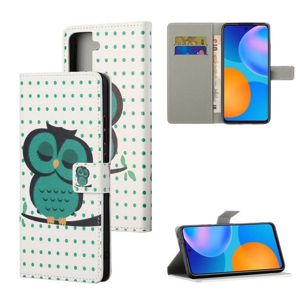 Pung Etui Samsung Galaxy S22 Plus - Prikket med Ugle