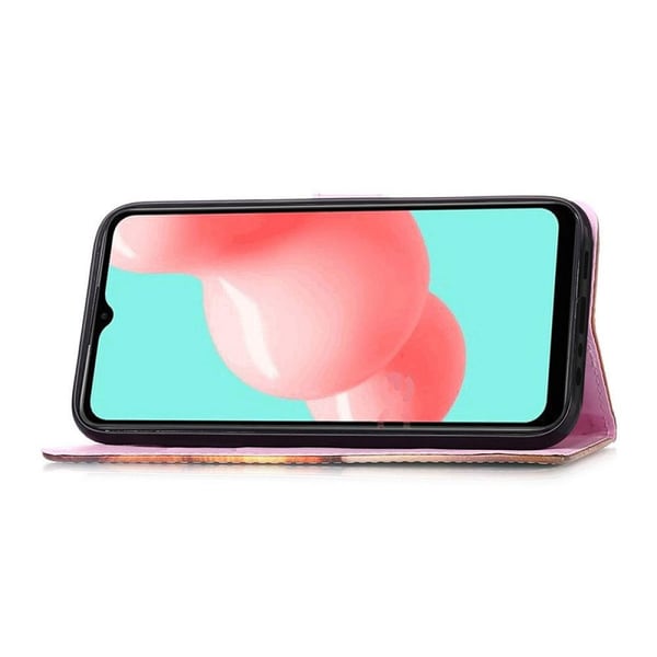 Pung Etui Samsung Galaxy A04s – Rosa Blomst