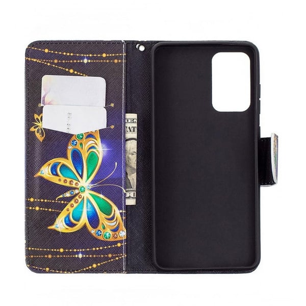 Pung Etui Samsung Galaxy A23 – Guldsommerfugl