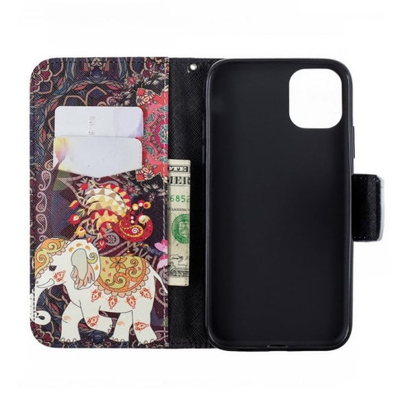 Pung Etui iPhone 14 Plus – Indisk / Elefant