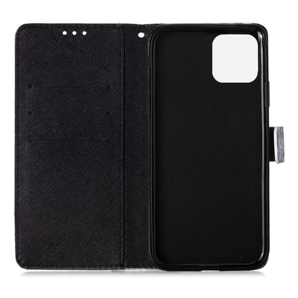 Pung Etui iPhone 14 Pro Max – Dødningehoved / Roser