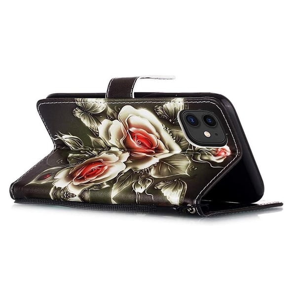 Plånboksfodral iPhone 14 Pro – Rosor