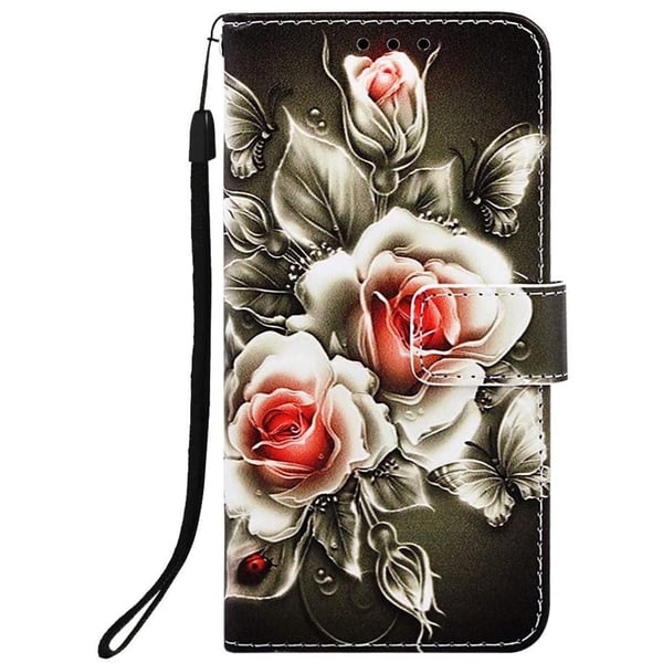 Plånboksfodral iPhone 14 Pro – Rosor