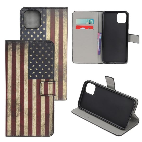 Pung Etui iPhone 14 Pro - Flag USA