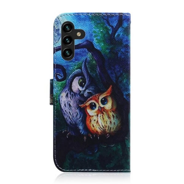 Pung Etui Samsung Galaxy A34 – Ugler I Måneskin