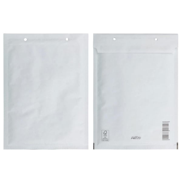 100 stk. boblekuverter 175x265 mm (D/4/14) - Hvide