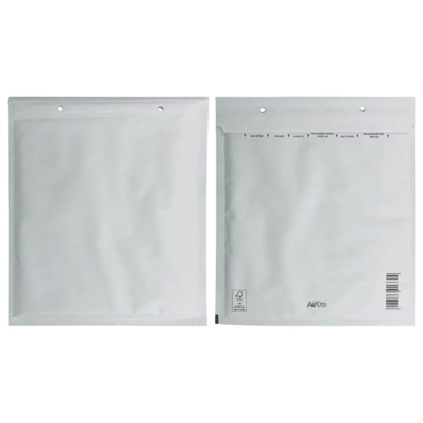 100st Bubbelpåsar 175x165 mm (CD) - Vita