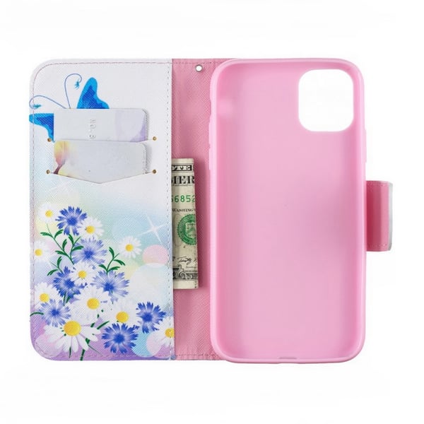 Pung Etui iPhone 15 Pro Max – Sommerfugle og Blomster